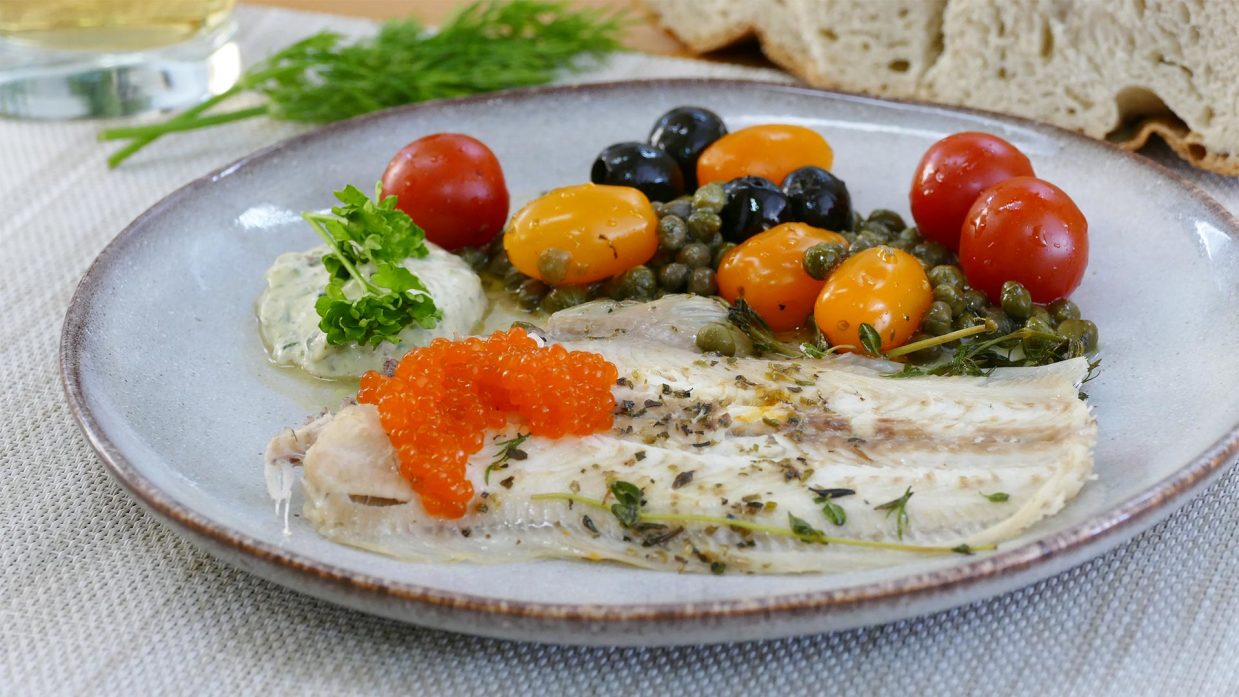 Lenguadina Al Papillote Cocinatis<script async src=