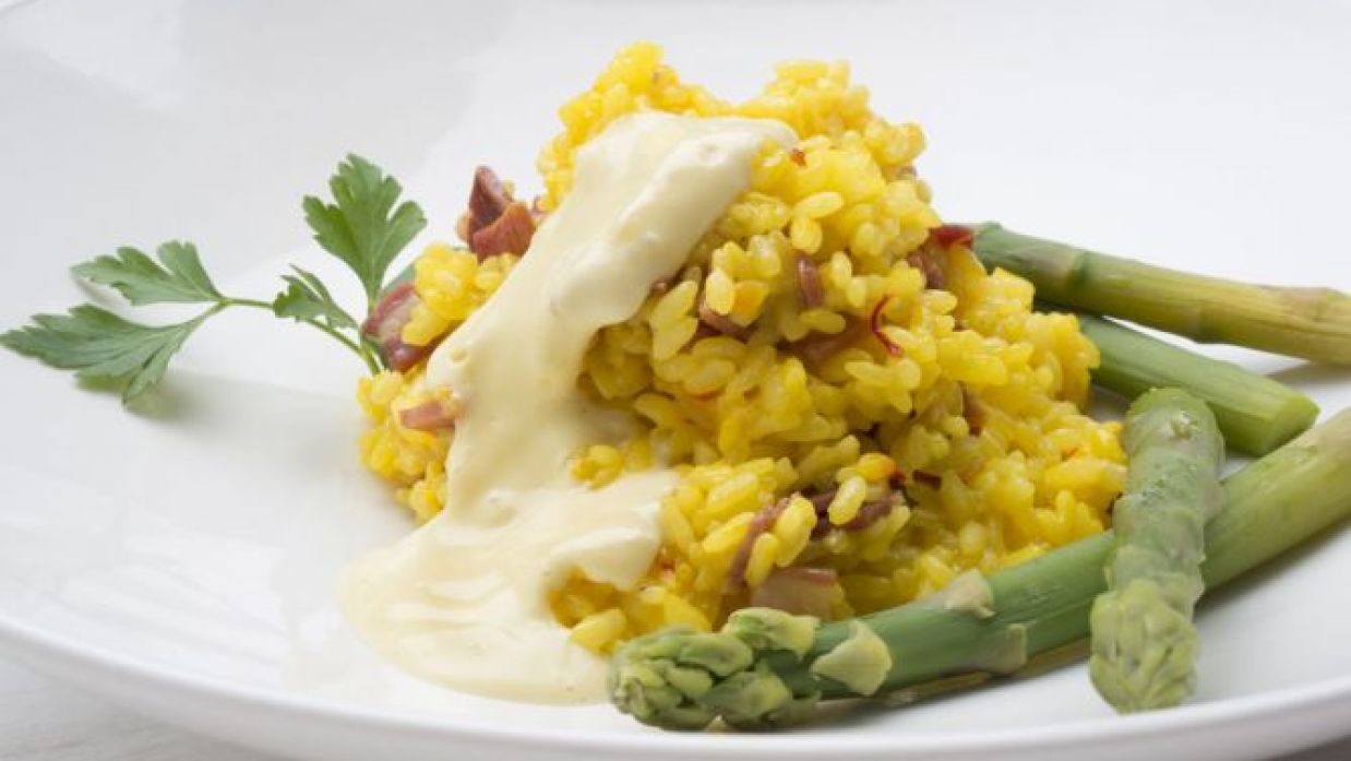 receta de arroz con esparragos al horno