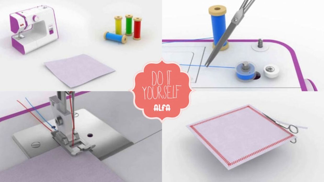 Coser Servilletas Con Maquina De Coser Hogarmania