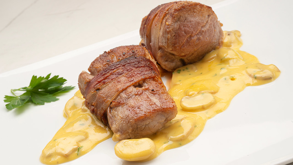 Solomillo de cerdo con salsa poulette por Karlos Arguiñano: un plato de  carne perfecto para las fiestas